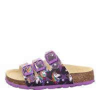 superfit Mädchen Pantoffel FUSSBETTPANTOFFEL 30 Viola/Mehrfarbig