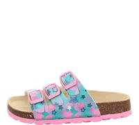 superfit Mädchen Pantoffel FUSSBETTPANTOFFEL 33 Hellgrün/Mehrfarbig