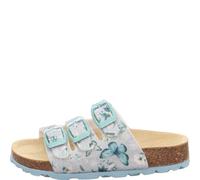 superfit Mädchen Pantoffel FUSSBETTPANTOFFEL 36 Hellblau/Mehrfarbig