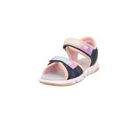 Superfit Mädchen Pebbles Sandale, Blau Orange 8000, 32 EU Weit