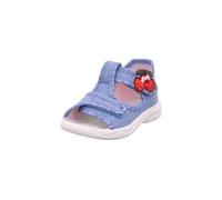 Superfit Mädchen Polly Hausschuh, Blau 8030, 19 EU