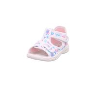 Superfit Mädchen Polly Hausschuhe, Weiss Blau 1000, 21 EU