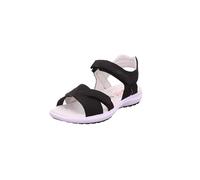 Superfit Mädchen Regenboog Sandale, Schwarz 0000, 32 EU