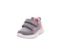 Superfit Mädchen Rush Lauflernschuh, HELLGRAU/ROSA, 30 EU