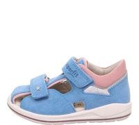 Superfit Mädchen Boomerang Sandale, Hellblau Rosa 8400, 21 EU