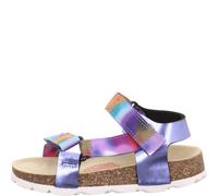 superfit Kinder Sandale FUSSBETTPANTOFFEL Mädchen 25 Lila/Mehrfarbig