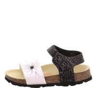 superfit Kinder Sandale FUSSBETTPANTOFFEL Mädchen 25 Weiß/Schwarz 1-000115-0010