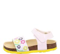 superfit Mädchen Sandale FUSSBETTPANTOFFEL 32 Weiß/Gelb