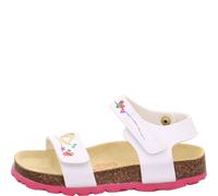 superfit Mädchen Sandale FUSSBETTPANTOFFEL 38 Weiß/Pink