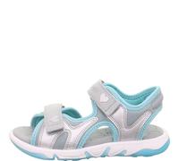 superfit Mädchen Sandale PEBBLES 30 Hellgrau/Hellgrün