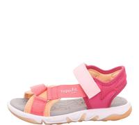 Superfit Mädchen Sandaletten Pebbles, Kinder Sandalen, Weite: M IV, Sommersandalen, Klettverschluss, t-spange, Sommerschuhe, Mehrfarbig (000), 34 EU