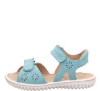 Superfit Mädchen Sandaletten SPARKLE, Kinder Sandalen, Weite: M IV, t-spange, sommerschuhe, freizeitschuhe, offene schuhe, HELLGRÜN (500), 28 EU