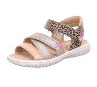 Superfit - Leder-Klettsandalen SPARKLE in beige/gold Gr.29