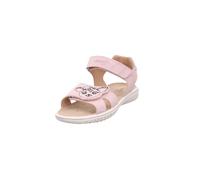 Superfit Mädchen Sandaletten SPARKLE, Kinder Sandalen, Weite: M IV, strandschuhe, sommersandalen, klettverschluss, t-spange, ROSA (500), 33 EU