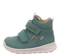 Winterboots SUPERFIT "BREEZE WMS: mittel", Kinder, Gr. 23, grün (mintgrün), Nubukleder, unifarben, sportlich, Schuhe, Babyschuh, Klettschuh mit GORE-Tex, Größenschablone zum Download (93638828-23) min