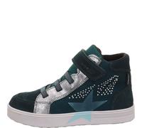 Superfit Mädchen und Jungen Ankle Boots Stella, Kinder Stiefeletten, Weite: M IV, halbstiefel, Kurzstiefel, GRÜN/HELLBLAU (000), 29 EU