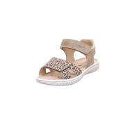 Superfit Sandale Sparkle – Mädchen, Leder, Beige (4010) – Größe 33