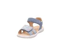 Superfit Mädchen Sparkle Sandale, Blau Silber 8030, 25 EU