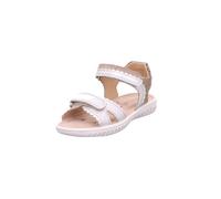 Sandale Leder \ SPARKLE - Farbe - SILVER/BEIGE - Größe - 26