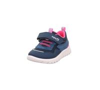 Superfit Mädchen Sport7 Mini Sneaker, Blau Pink 8020, 21 EU Weit