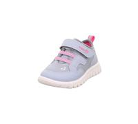 superfit Mädchen Sneaker low SPORT7 MINI 34 Hellblau/Pink