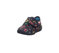 Superfit Kinder-Hausschuh SPOTTY Fahrzeuge Blau-Mehrfarbig 24