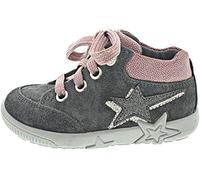 Superfit Mädchen Starlight Lauflernschuh, GRAU/ROSA 2000, 22 EU
