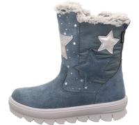 Superfit Mädchen FLAVIA warm gefütterte Gore-Tex Stiefel, BLAU/SILBER 8010