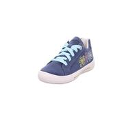 Superfit - Schnürschuhe TENSY - BLUMEN in blau Gr.28