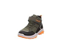 Superfit Mädchen und Jungen Ankle Boots Jupiter, Kinder Stiefeletten, Weite: W V, Stiefel, Bootee, Booties, halbstiefel, GRÜN/ORANGE (000), 29 EU