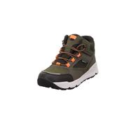 Superfit Mädchen und Jungen Schnürhalbschuhe Free Ride, Kinder Stiefeletten, Weite: M IV, schnürschuhe, Strassenschuhe, GRÜN/ORANGE (000), 37 EU