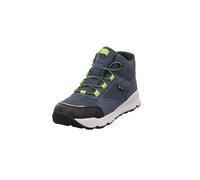 Superfit Mädchen und Jungen Schnürhalbschuhe Free Ride, Kinder Stiefeletten, Weite: M IV, Stiefel, Bootee, Booties, BLAU/HELLGRÜN (000), 33 EU