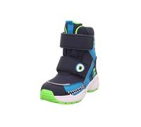 Superfit Mädchen und Jungen Winterstiefel Culusuk 2.0, Kinder Stiefeletten, Weite: W VI, halbstiefel, Kurzstiefel, BLAU/HELLGRÜN (030), 34 EU