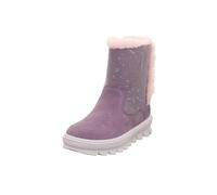 Superfit Mädchen und Jungen Winterstiefel Flavia, Kinder Stiefeletten, Weite: M IV, Booties, halbstiefel, Kurzstiefel, LILA (500), 32 EU