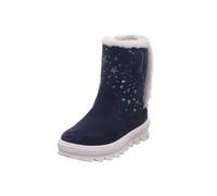 Superfit Mädchen und Jungen Winterstiefel Flavia, Kinder Stiefeletten, Weite: M IV, uebergangsschuhe, uebergangsstiefel, Winterboots, BLAU (020), 29 EU