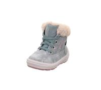 Superfit Mädchen und Jungen Winterstiefel Groovy 2.0, Kinder Stiefeletten, Weite: M IV, Bootee, Booties, halbstiefel, Kurzstiefel, HELLGRÜN (500), 24 EU