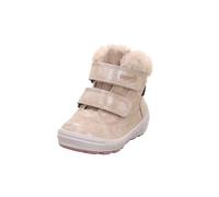 Superfit Mädchen und Jungen Winterstiefel Groovy 2.0, Kinder Stiefeletten, Weite: M IV, uebergangsstiefel, Winterboots, warm, Boots, BEIGE (000), 23 EU