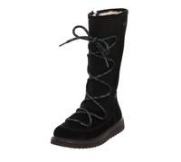 Superfit Mädchen und Jungen Winterstiefel LORA, Kinder Stiefeletten, Weite: M IV, Winterboots, Outdoor-Kinderschuhe, Stiefel, SCHWARZ (000), 37 EU