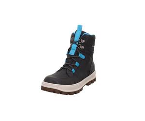 Superfit Mädchen und Jungen Winterstiefel TEDD, Kinder Stiefeletten, Weite: W V, Winterboots, Outdoor-Kinderschuhe, Boots, GRAU/TÜRKIS (000), 39 EU