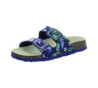 Hausschuh Textil \ FUSSBETTPAN BLAU/GRÜN - Gr. - 28