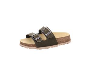 superfit Pantoletten in Khaki - Größe 33 | Clogs Pantoletten Kinder