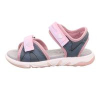 superfit Mädchen Sandale PEBBLES 32 Blau/Rosa