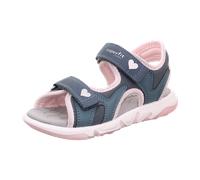 Superfit Sandale Pebbles für Mädchen Blau/Rosa 8000 Größe 33 EU