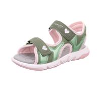 Superfit Pebbles Sandale, Hellgrün/Rosa 7500, 32 EU