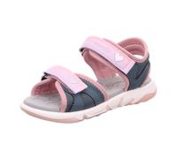 Superfit Mädchen Sandale PEBBLES 8010 Blau/Rosa