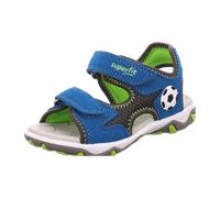 Superfit Sandale MIKE 3.0 WMS Mittel Leder Klettverschlüsse Kinder Blau/Hellgrün Gr. 35