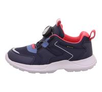 Superfit Sneaker Lederimitat/Textil Blau/Pink