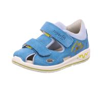 Superfit Sandale Leder BOOMERANG für Kinder, blau, Größe 22 EU