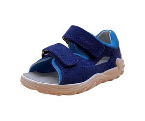 Superfit Sandale Leder FLOW für Kinder, blau, Größe 21 EU