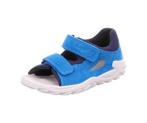 Superfit Sandale Leder FLOW für Kinder, blau, Größe 23 EU